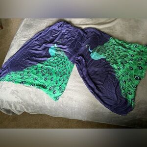 Kate Spade peacock scarf. EUC.